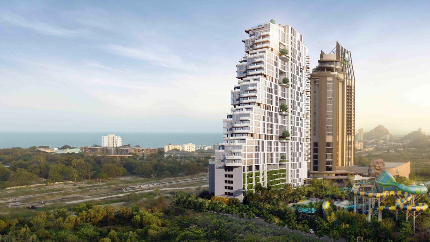 A HUA HIN APPARTEMENT VUE MER 1 CHAMBRE.  AGENCE IMMOCENTER THAILANDE