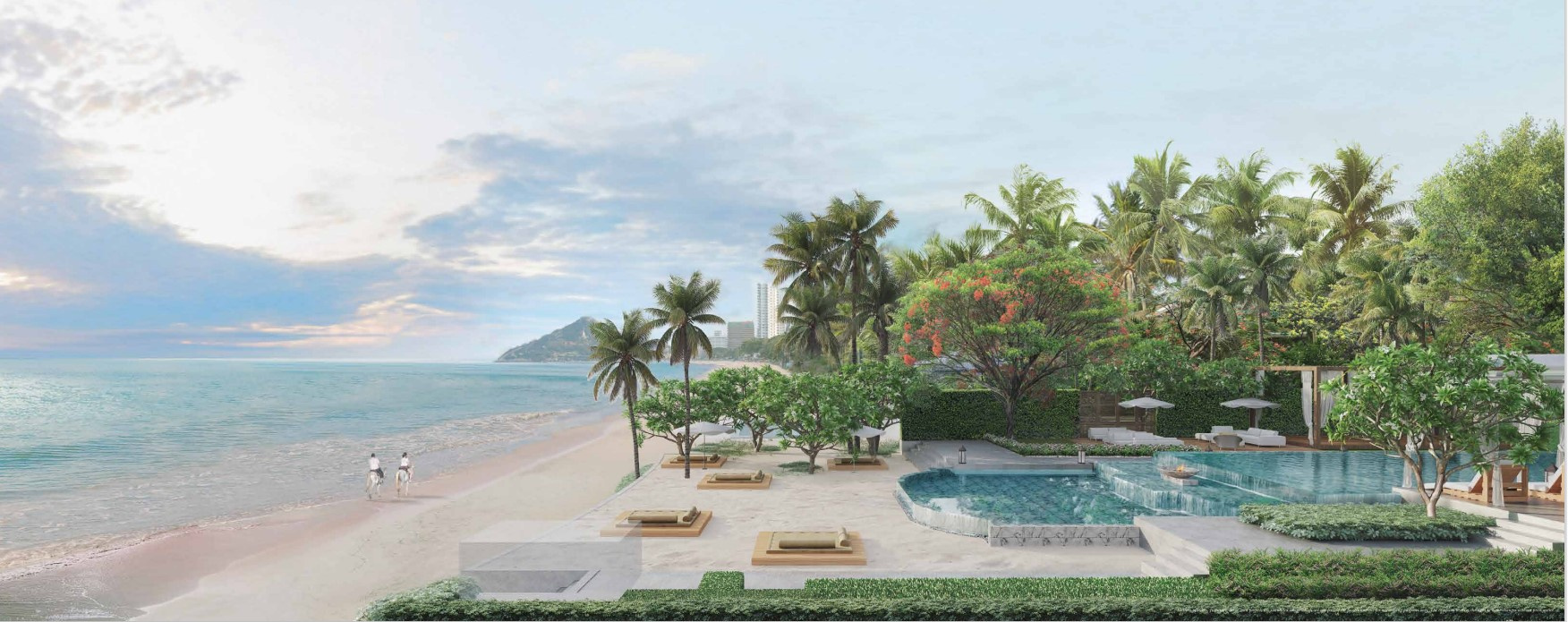HUA HIN APPARTEMENT DE LUXE 1 CHAMBRE DANS LA RESIDENCE INTERCONTINENTAL. IMMOCENTER HUA HIN THAILANDE