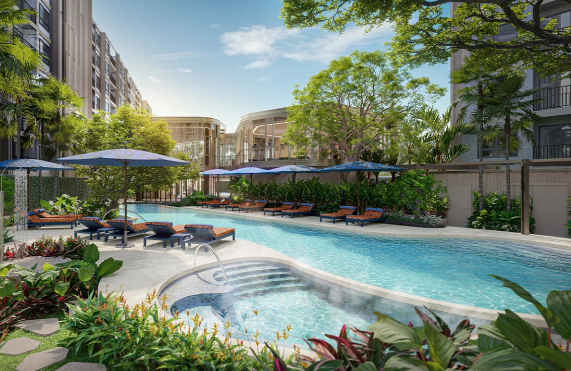 PHUKET A BANG TAO CONDO 1 CHAMBRE A 3 MN DE LA PLAGE. IMMOCENTER THAILAND REAL ESTATE AGENCY PHUKET