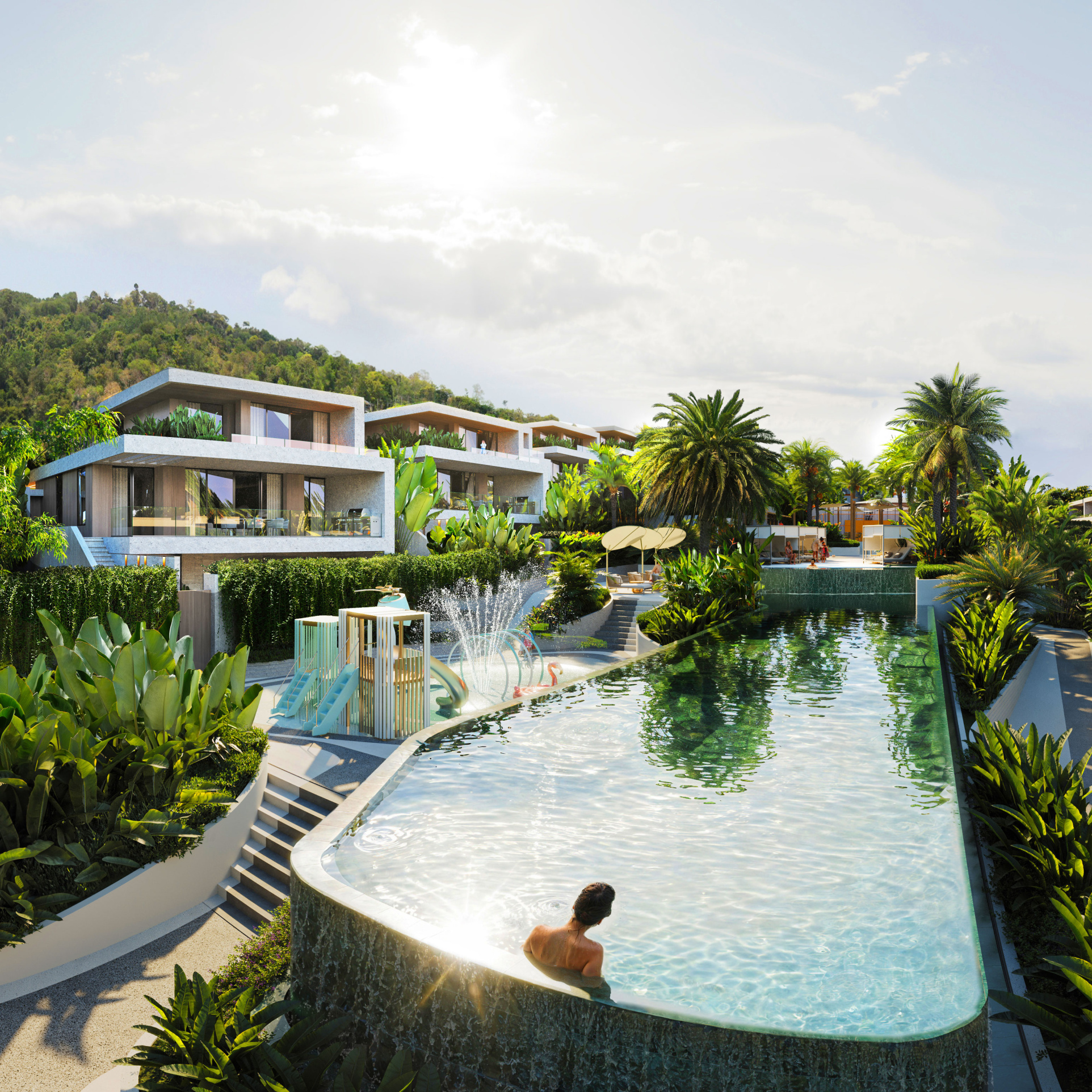 PHUKET A CHALONG PROJET DE VILLA DE HAUT STANDING. IMMOCENTER THAILANDE PHUKET