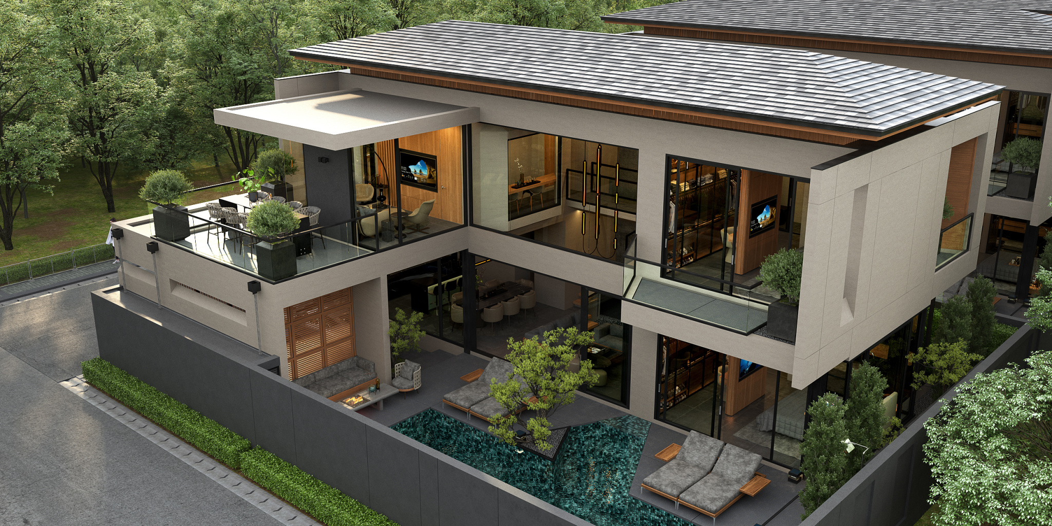 PHUKET A KOH KAEW VILLA MODERNE DE  LUXE. IMMOCENTER THAILAND REAL ESTATE AGENCY PHUKET