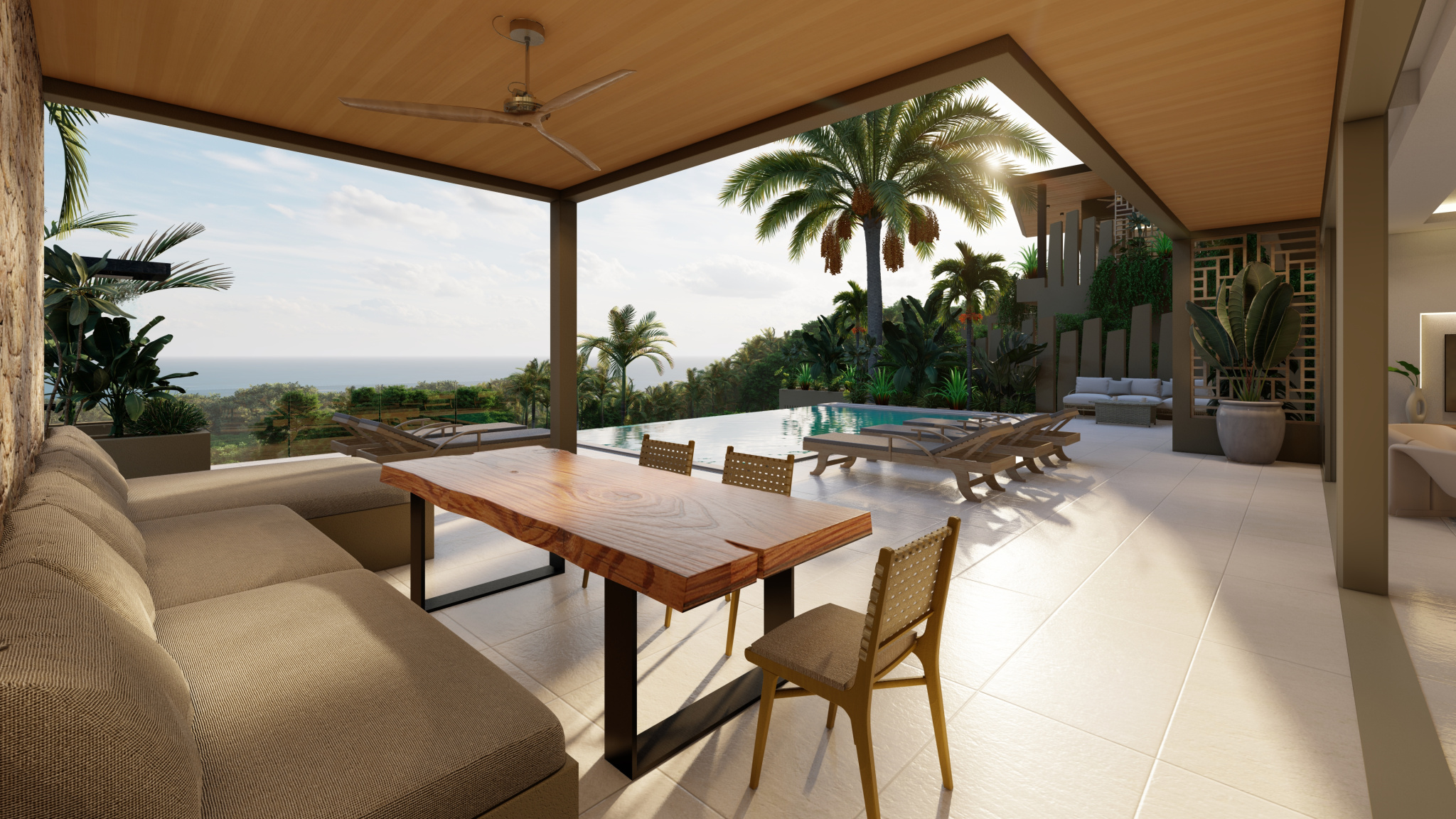 KO SAMUI A BOPHUT VILLA DE LUXE VUE MER AVEC 2 PISCINES. IMMOCENTER THAILANDE KO SAMUI