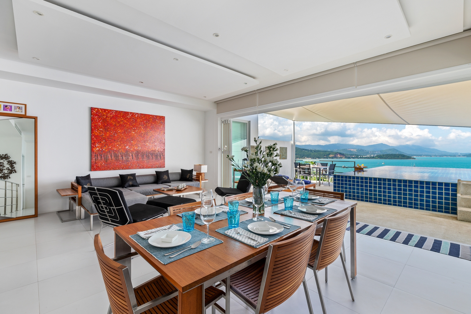 KO SAMUI VILLA DE LUXE VUE MER  A BANG RAK. IMMOCENTER THAILANDE KO SAMUI