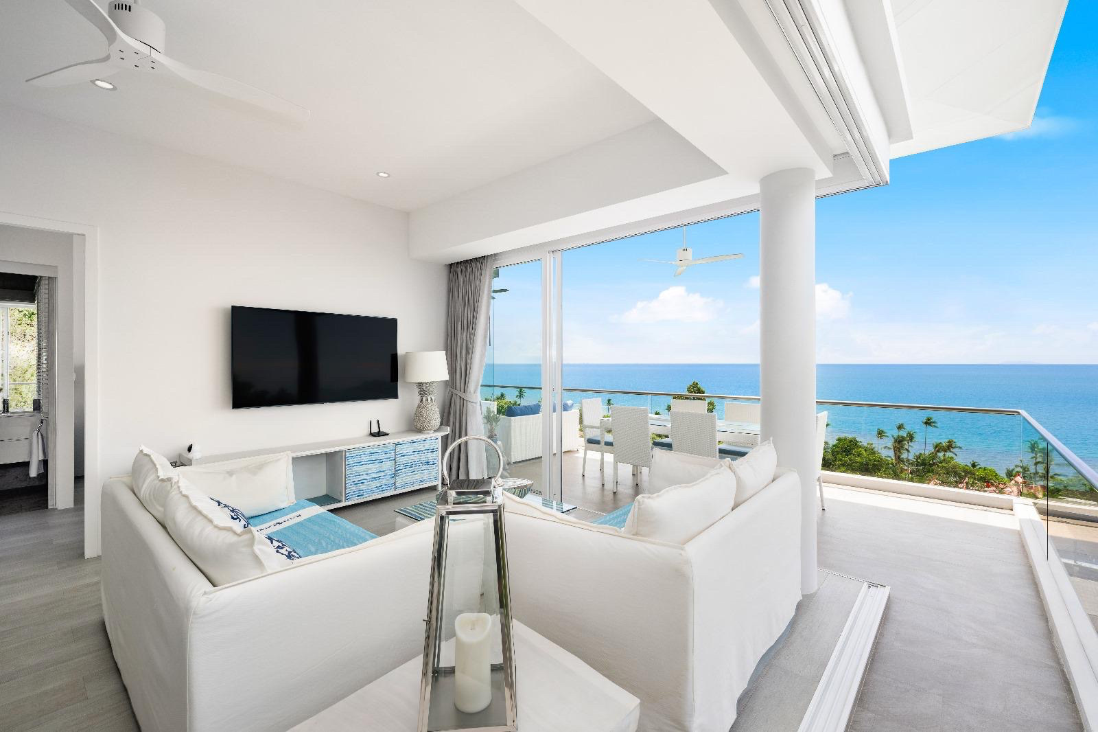 KO SAMUI CONDO PENTHOUSE VUE MER 2 CHAMBRES. IMMOCENTER THAILANDE KO SAMUI