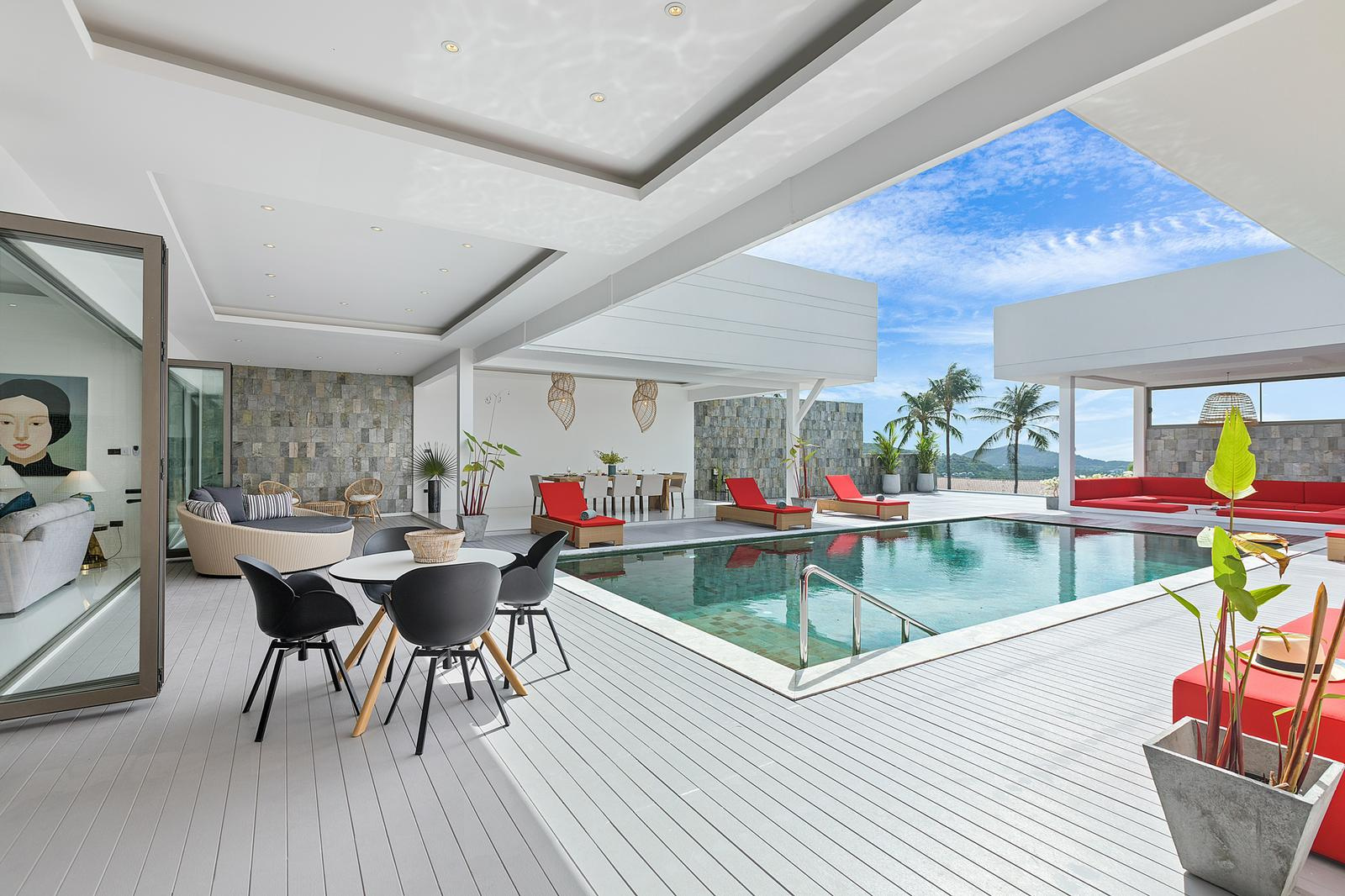 KO SAMUI A BOPHUT VILLA DE LUXE VUE MER. IMMOCENTER THAILANDE KO SAMUI